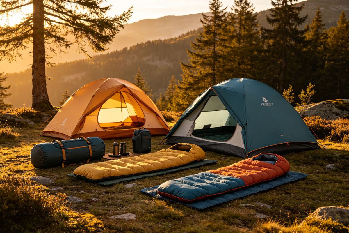 Camping tents and outdoor equipment