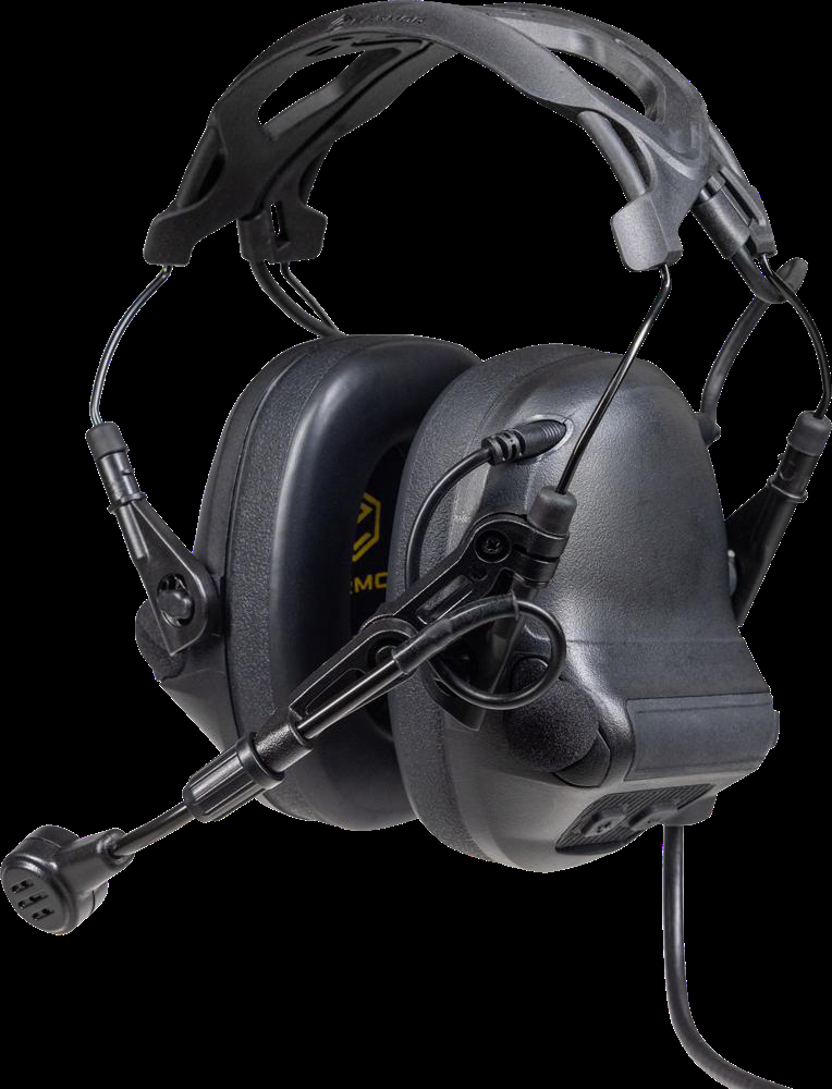Tactical communication headsets and two-way radios
