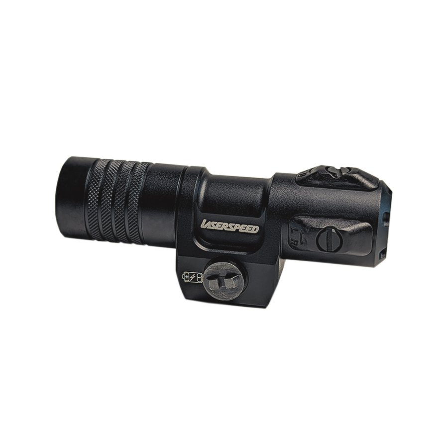 Compact laser aiming device